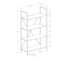 Monarch Specialties Bookshelf, Bookcase, 4 Tier, 48 in.H, Office, Bedroom, White Laminate, White Metal, Contemporary I 7801 - alternate 4